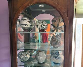 Pueblo pottery, including Acoma, Jemez + Hopi, as well as Mata Ortiz.
