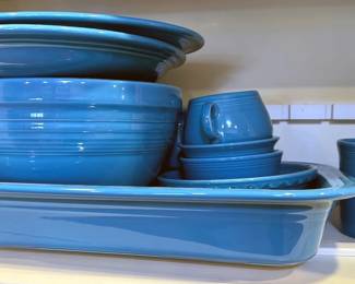 Fiestaware in many colors