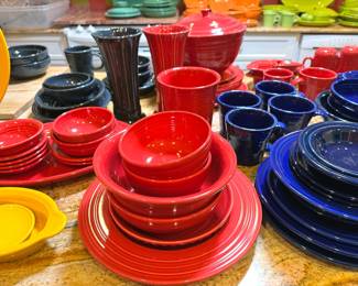 Fiestaware in many colors