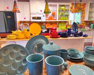 Fiestaware in many colors
