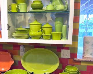 Fiestaware in many colors
