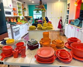 Fiestaware in many colors