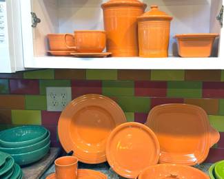 Fiestaware in many colors