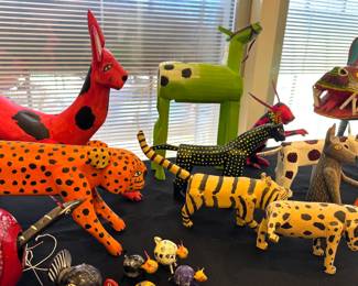 Mexican + Guatemalan carved animals