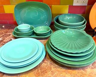 Fiestaware in many colors