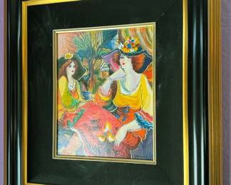 Patricia Govezensky serigraphs, including “Friends at Brunch” 3/100