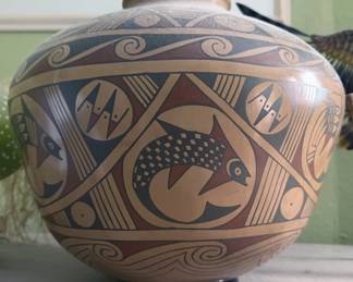 Mata Ortiz pottery, including large scale works by Esperanza Tena, Ismael Sandoval, Octavio “Tavo” Silveira, Lydia Quezada, Aide Gonzales, Paty Ortiz, Lucie Zete, Manuel Martin Rios and more.