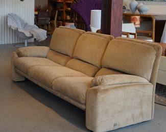 Vintage Ligne Roset Sofa in Beige Corduroy