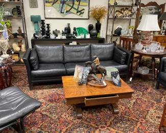 Antique Oak Coffee Table.