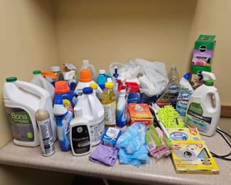 Mystery Lot of Cleaning Supplies