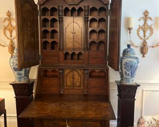 Oriental Treasures Secretary Bookcase