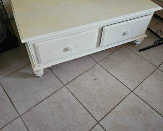 2 drawer white coffee