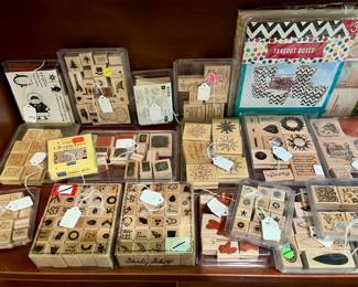 Rubber stamps for crafting