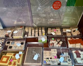 Rubber stamps for crafting