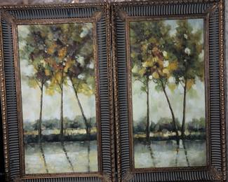 2 large prints 
About 3' x 5'