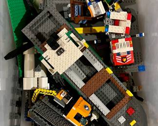Large tub of legos