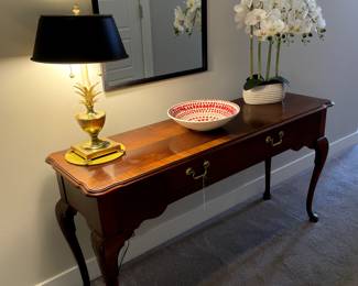 Chippendale stye console table