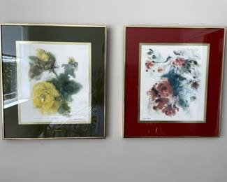 Original framed watercolors