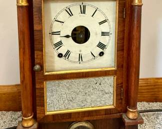 Seth Thomas 8 Day Spring Brass Empire Mantle Clock