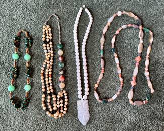 Beaded Gemstone Necklaces