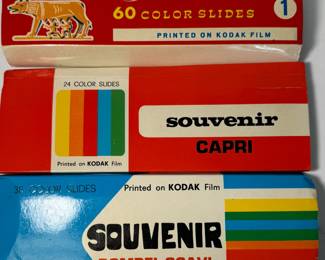 Souvenir Color Slides, Kodak - Roma, Capri, Pompei Scavi