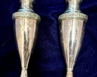 Sterling Salt and Pepper Shakers - Evans