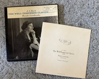 Vinyl Record Box Set - J.S. Bach's "The Well-Tempered Clavier" - Wanda Landowska