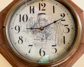 Seth Thomas Electric - General Electric Octagon Wall Clock