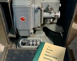 DeJur 8mm Projector and Manual