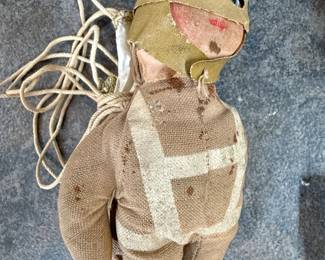 Vintage WWII Paratrooper Cloth Doll