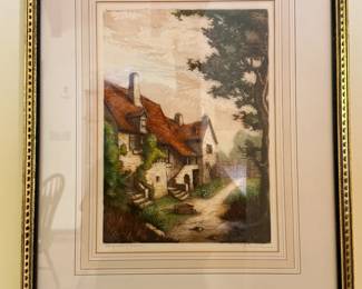 Framed and Matted "Aquian (Wierre)" - Florence - Camilla Lucas