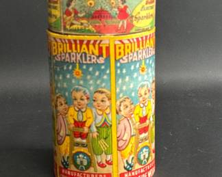 Vintage Chinese Sparkler Fireworks box
