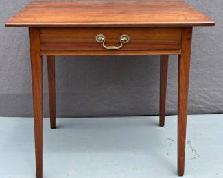 Period southern walnut Hepplewhite side table