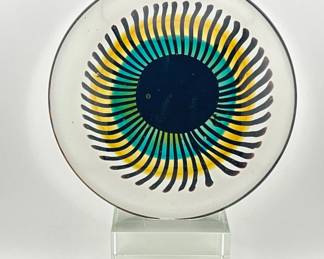 Murano eye glass sculpture