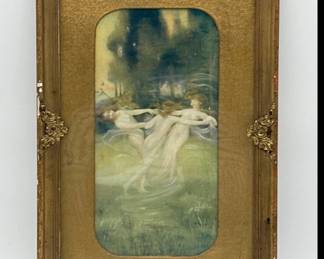 Framed print of the Three Graces