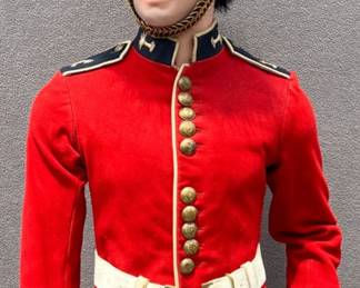 Welsh Guard uniform on mannequin