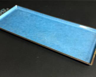 Kyes moire glaze tray