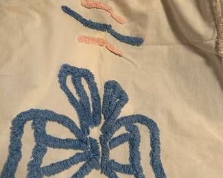Child’s chenille bedspread