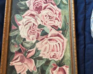 Vintage painting. Back looks tin .