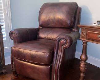 Leather Recliner - Hancock & Moore