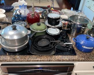 Magnalite, Cast Iron, Le Creuset, Calphalon, etc.