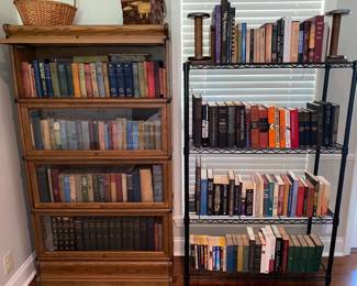 Lots of books! Plus more that aren't pictured (Bookcase & shelf not for sale)