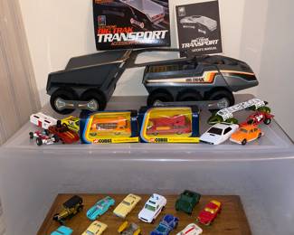 Collectible toy cars - Big Trak, Corgi, Hot Wheels, etc
