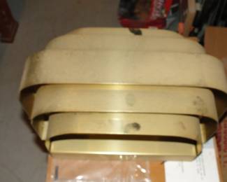 Wall sconce light fixture metal