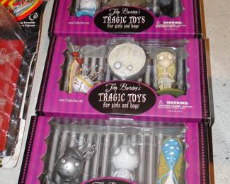 Tim Burton's Tragic Toys 3 different sets