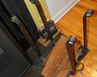 Log holder leather straps