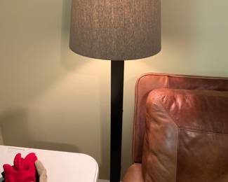 #37 Black Metal Base Floor Lamp - 5' Tall $45.00