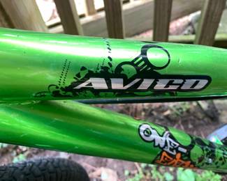 #108 Lime Green Boys BMX Bike - Avigo $30.00