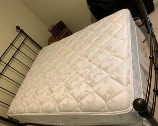 #1 Iron Queen Size Oiled Bronze Bed Frame w/Curved Front $175.00
#2 Sealy Posturepedic Mattress And Boxsprings - Queen Size - as is $30.00
