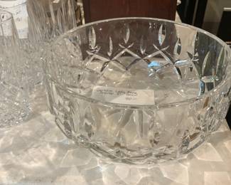 #151 Gorham lady Anne crystal 9 inch bowl $30.00